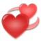 Revolving Hearts emoji on LG
